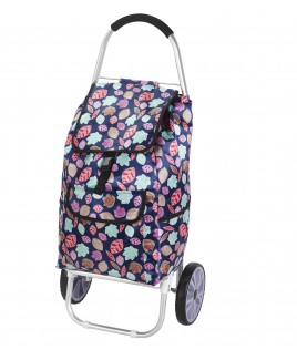 Lorenz 2 Wheel Shopping Trolley with Side Pockets-HUGE PRICE DROP!